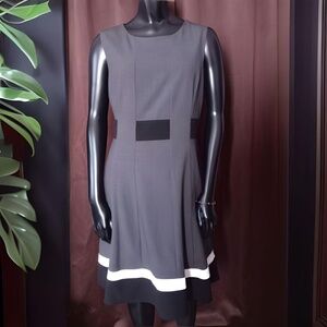 Calvin Klein Sleeveless Grey Dress- Size 12